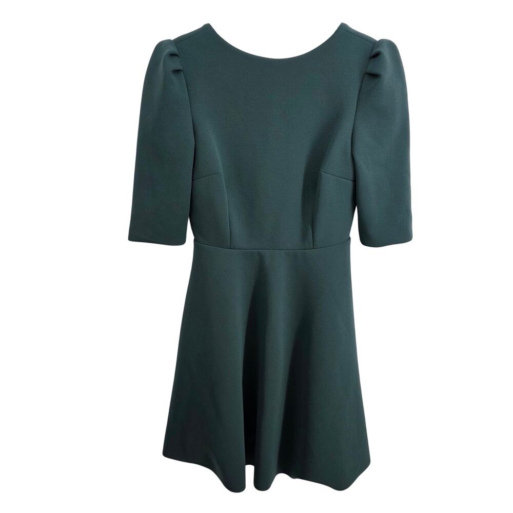 Elliatt Jet Open Back Mini Dress Teal Size Medium